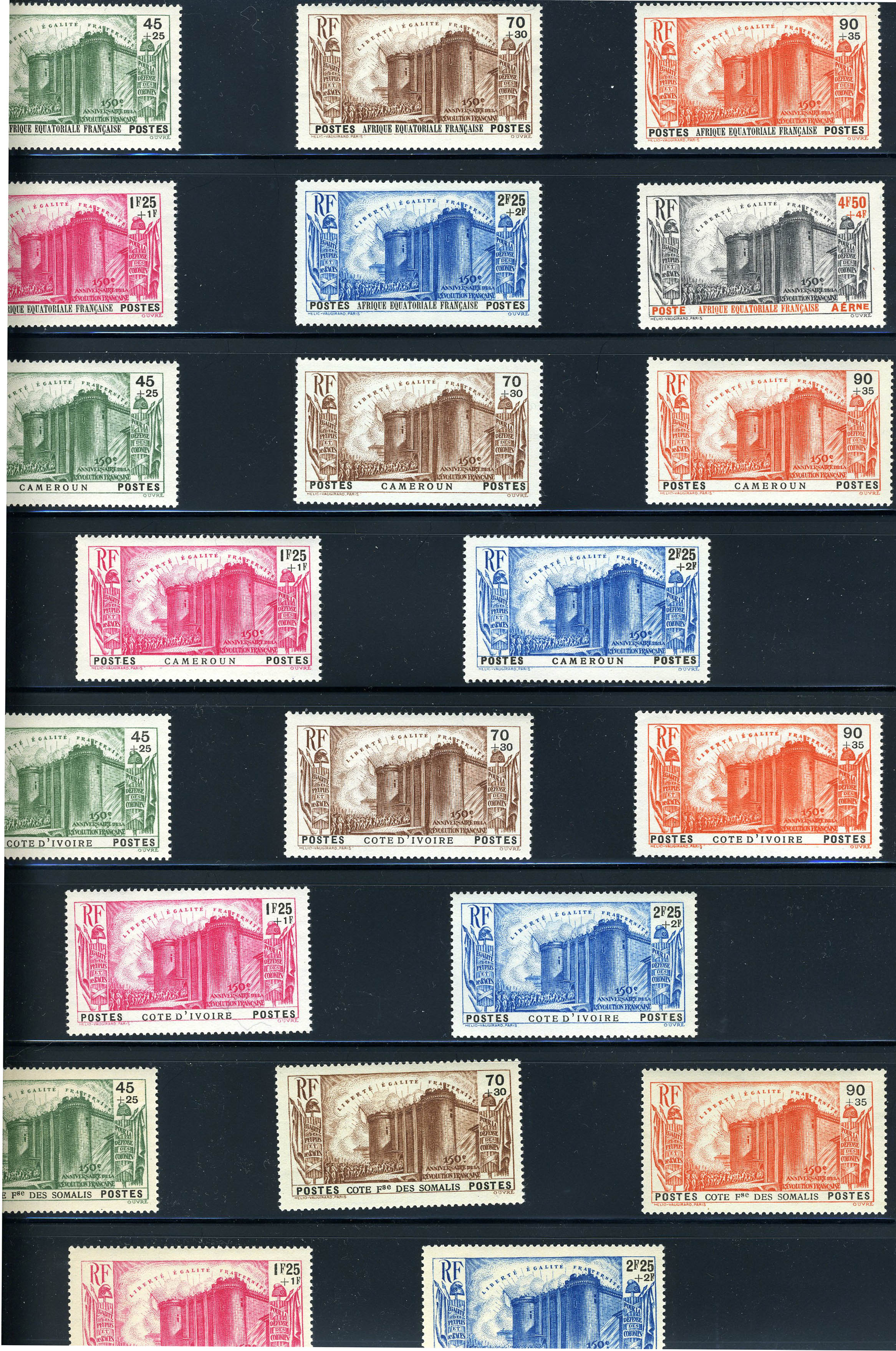 Lot 1818 - series coloniales - Francois Feldman F.C.N.P François FELDMAN sale #122 Lot 1818 - series coloniales - Francois Feldman F.C.N.P François FELDMAN sale #122