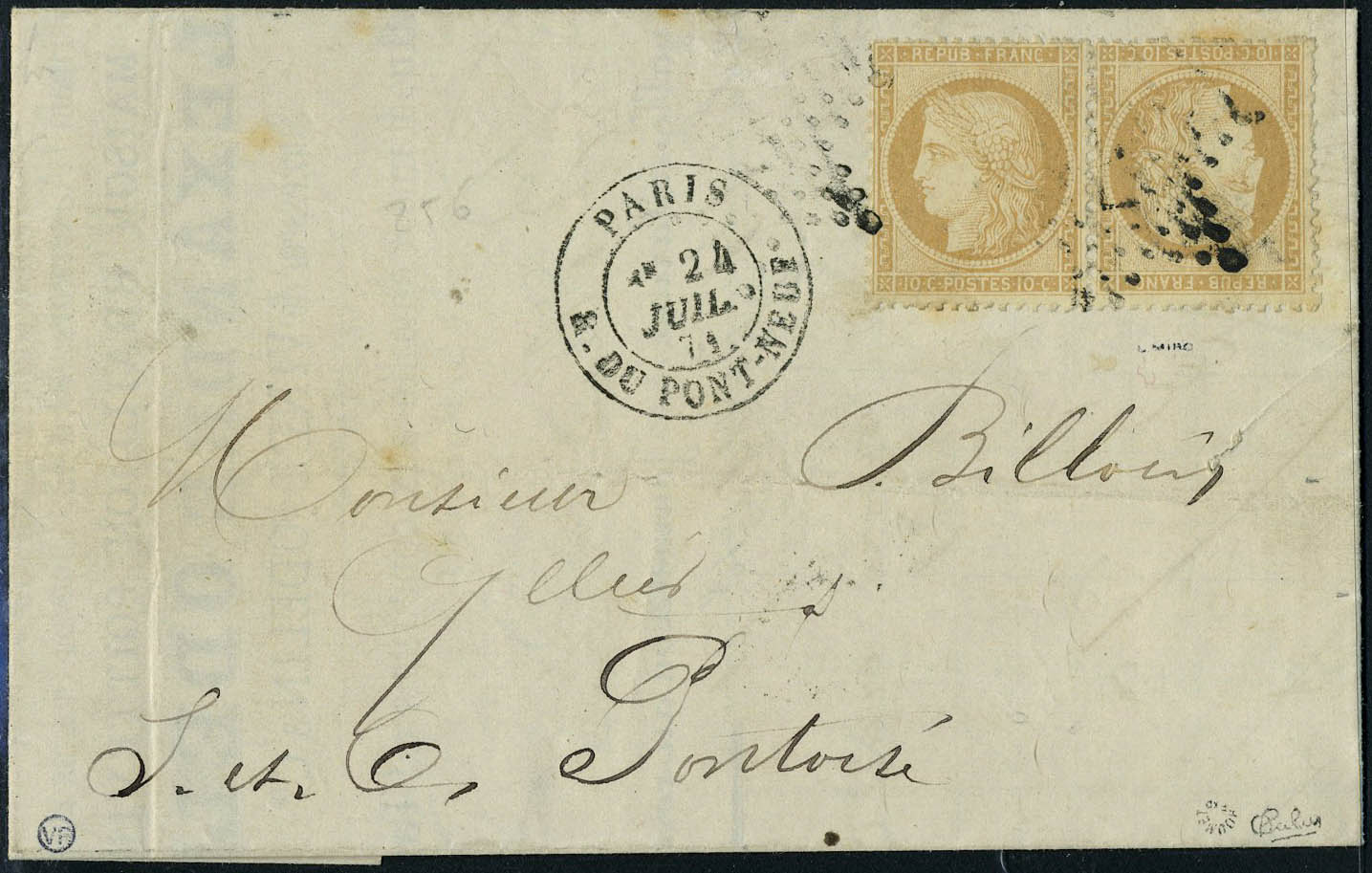 Lot 183 - France siege de paris - Francois Feldman F.C.N.P François FELDMAN sale #122 Lot 183 - France siege de paris - Francois Feldman F.C.N.P François FELDMAN sale #122