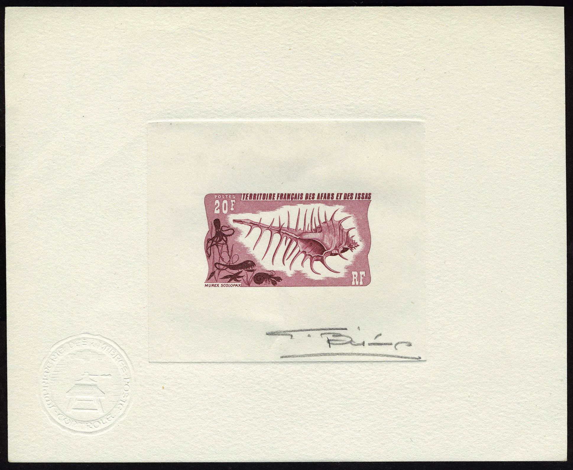 Lot 1842 - AFARS & ISSAS - Francois Feldman F.C.N.P François FELDMAN sale #122 Lot 1842 - AFARS & ISSAS - Francois Feldman F.C.N.P François FELDMAN sale #122