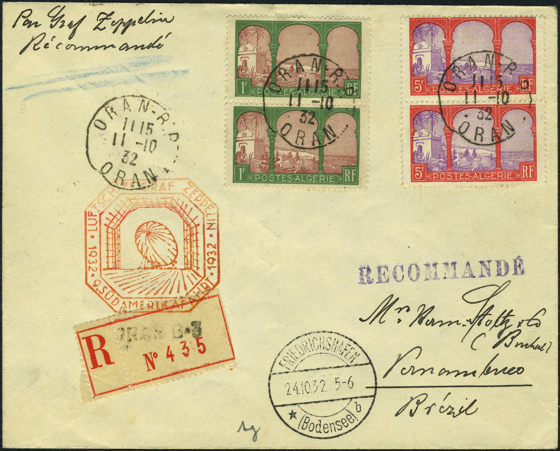 Lot 1922 - algerie poste aerienne - Francois Feldman F.C.N.P François FELDMAN sale #122 Lot 1922 - algerie poste aerienne - Francois Feldman F.C.N.P François FELDMAN sale #122