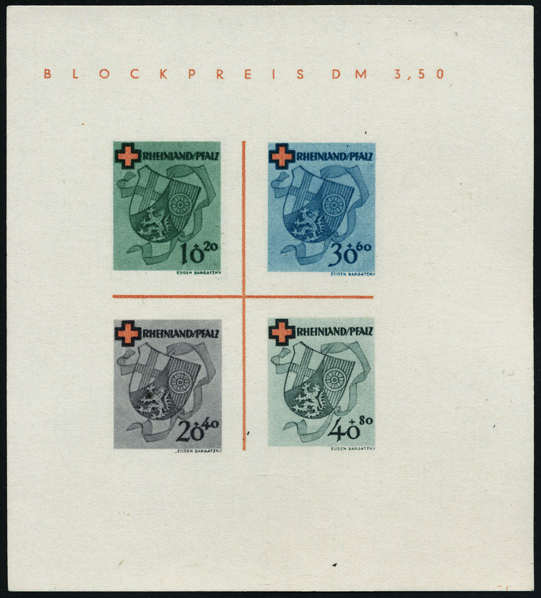 Lot 1935 - allemagne occupation francaise BLOCS & FEUILLETS -  Francois Feldman F.C.N.P François FELDMAN sale #122