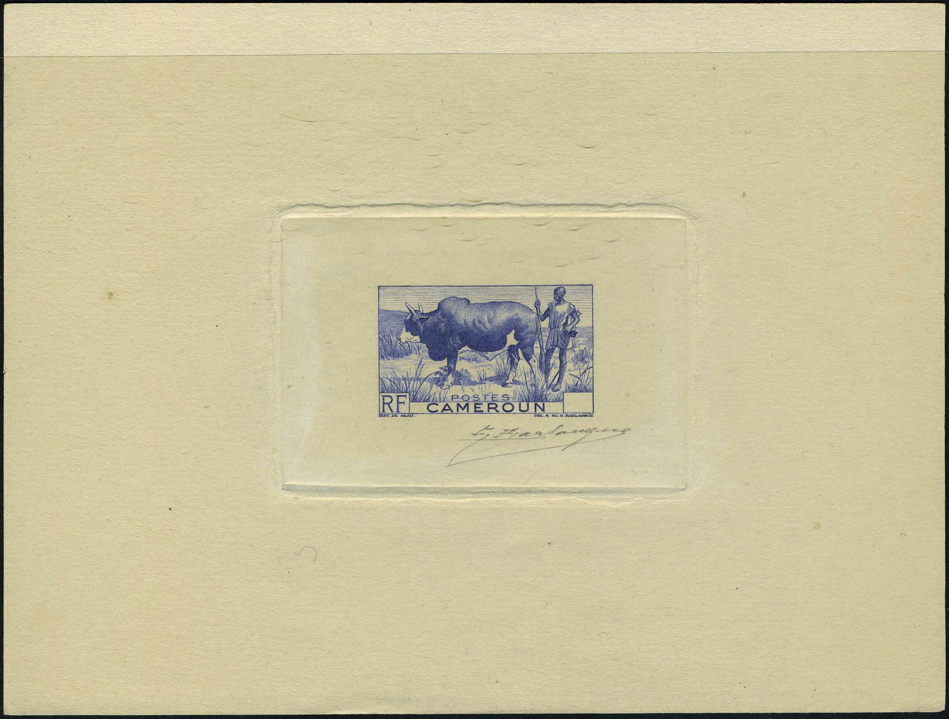 Lot 1966 - Cameroun - Francois Feldman F.C.N.P François FELDMAN sale #122 Lot 1966 - Cameroun - Francois Feldman F.C.N.P François FELDMAN sale #122