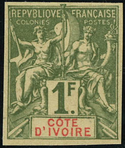 Lot 2035 - cote d'ivoire  -  Francois Feldman F.C.N.P François FELDMAN sale #122