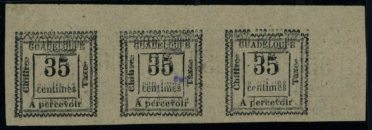 Lot 2200 - guadeloupe timbres-taxe - Francois Feldman F.C.N.P François FELDMAN sale #122 Lot 2200 - guadeloupe timbres-taxe - Francois Feldman F.C.N.P François FELDMAN sale #122
