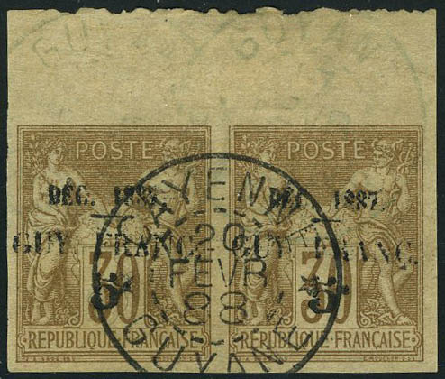 Lot 2216 - guyane  -  Francois Feldman F.C.N.P François FELDMAN sale #122