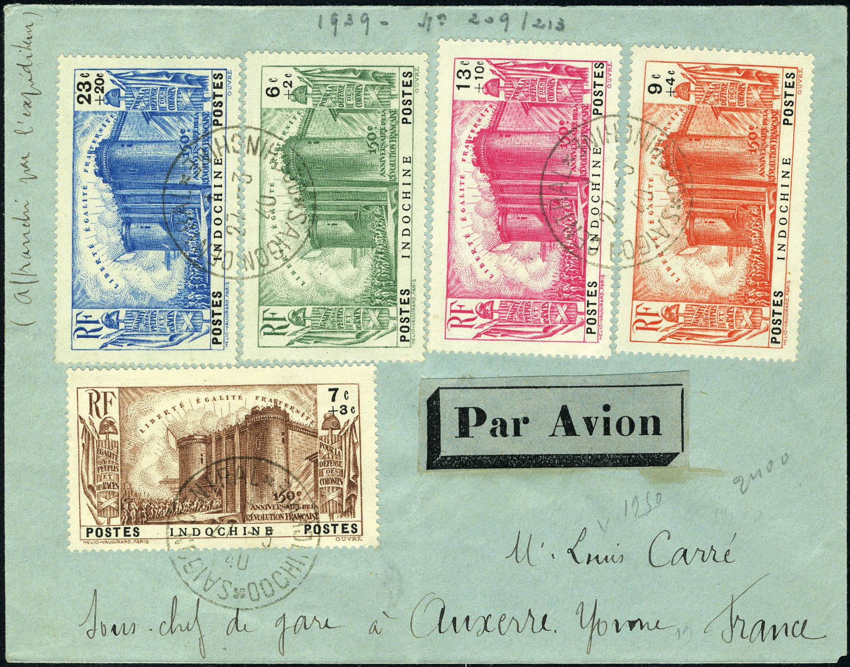Lot 2266 - indochine  -  Francois Feldman F.C.N.P François FELDMAN sale #122