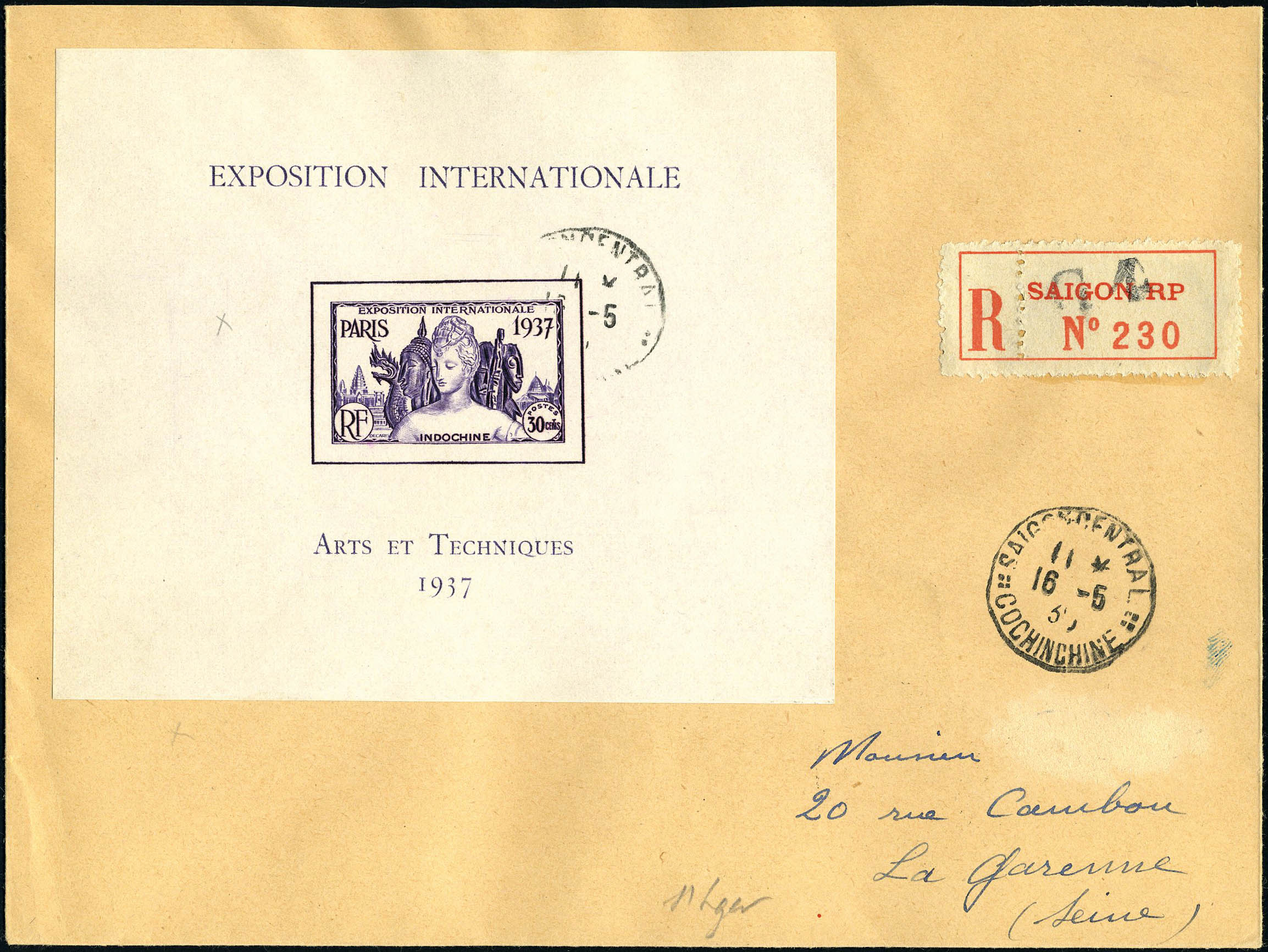 Lot 2268 - indochine BLOCS & FEUILLETS -  Francois Feldman F.C.N.P François FELDMAN sale #122