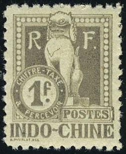 Lot 2269 - indochine timbres-taxe -  Francois Feldman F.C.N.P François FELDMAN sale #122