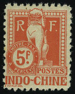 Lot 2270 - indochine timbres-taxe -  Francois Feldman F.C.N.P François FELDMAN sale #122