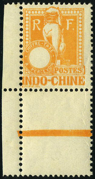 Lot 2271 - indochine timbres-taxe -  Francois Feldman F.C.N.P François FELDMAN sale #122
