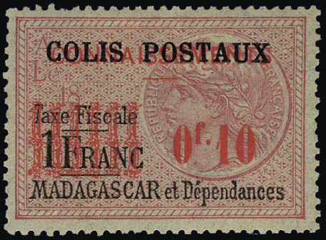 Lot 2313 - madagascar colis postaux -  Francois Feldman F.C.N.P François FELDMAN sale #122