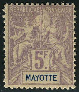 Lot 2388 - mayotte - Francois Feldman F.C.N.P François FELDMAN sale #122 Lot 2388 - mayotte - Francois Feldman F.C.N.P François FELDMAN sale #122