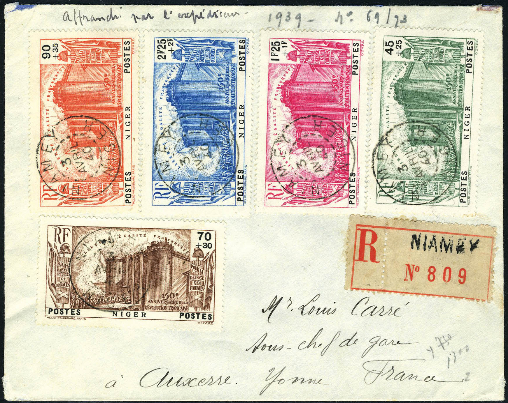 Lot 2393 - niger - Francois Feldman F.C.N.P François FELDMAN sale #122 Lot 2393 - niger - Francois Feldman F.C.N.P François FELDMAN sale #122