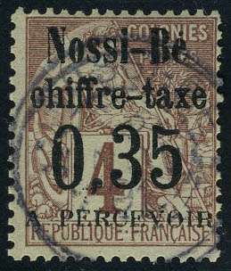 Lot 2402 - nossi-be timbres-taxe -  Francois Feldman F.C.N.P François FELDMAN sale #122