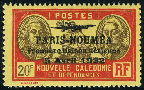 Lot 2434 - nouvelle caledonie poste aerienne - Francois Feldman F.C.N.P François FELDMAN sale #122 Lot 2434 - nouvelle caledonie poste aerienne - Francois Feldman F.C.N.P François FELDMAN sale #122