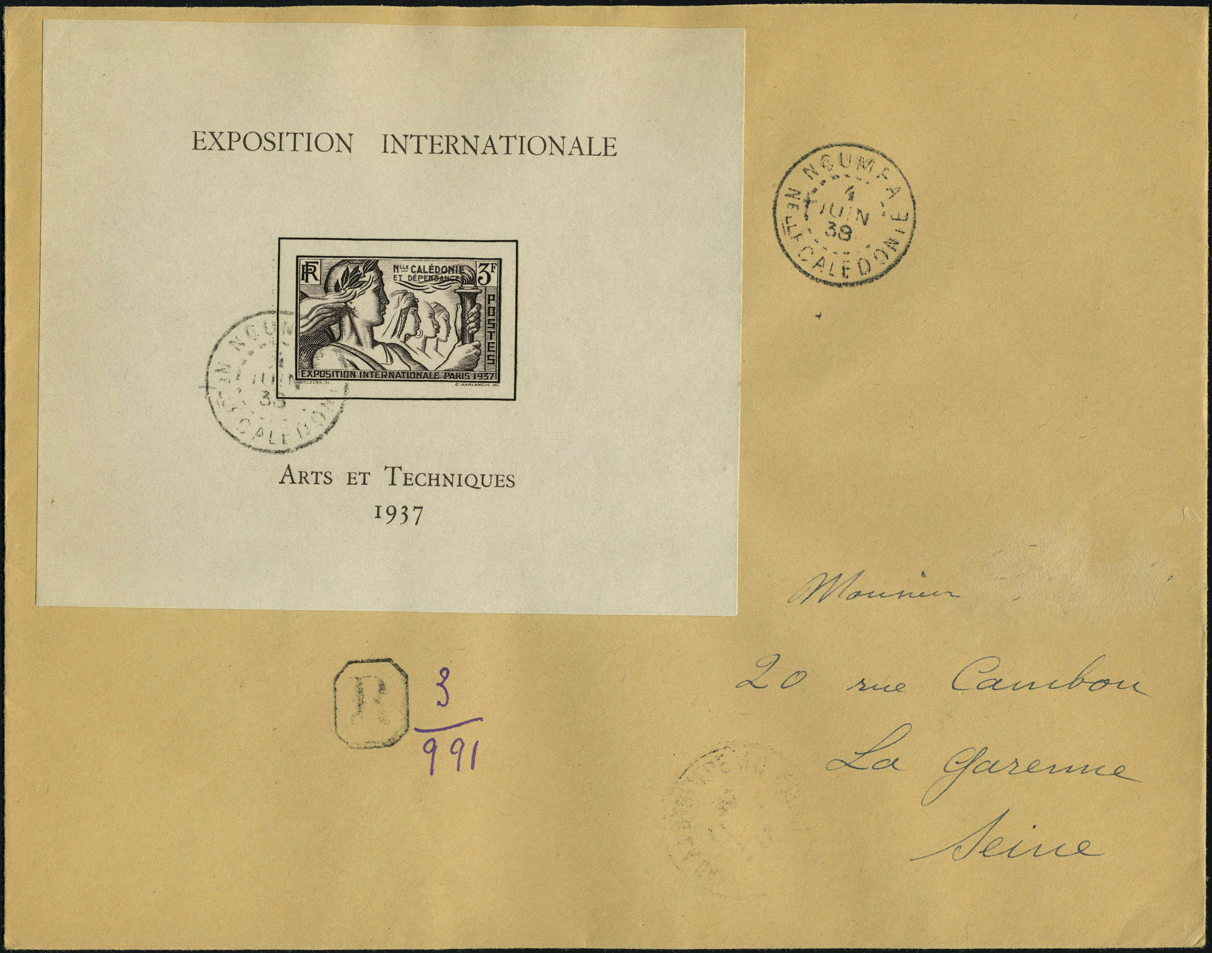 Lot 2440 - nouvelle caledonie BLOCS & FEUILLETS -  Francois Feldman F.C.N.P François FELDMAN sale #122