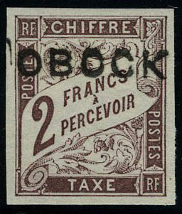 Lot 2458 - obock timbres-taxe - Francois Feldman F.C.N.P François FELDMAN sale #122 Lot 2458 - obock timbres-taxe - Francois Feldman F.C.N.P François FELDMAN sale #122