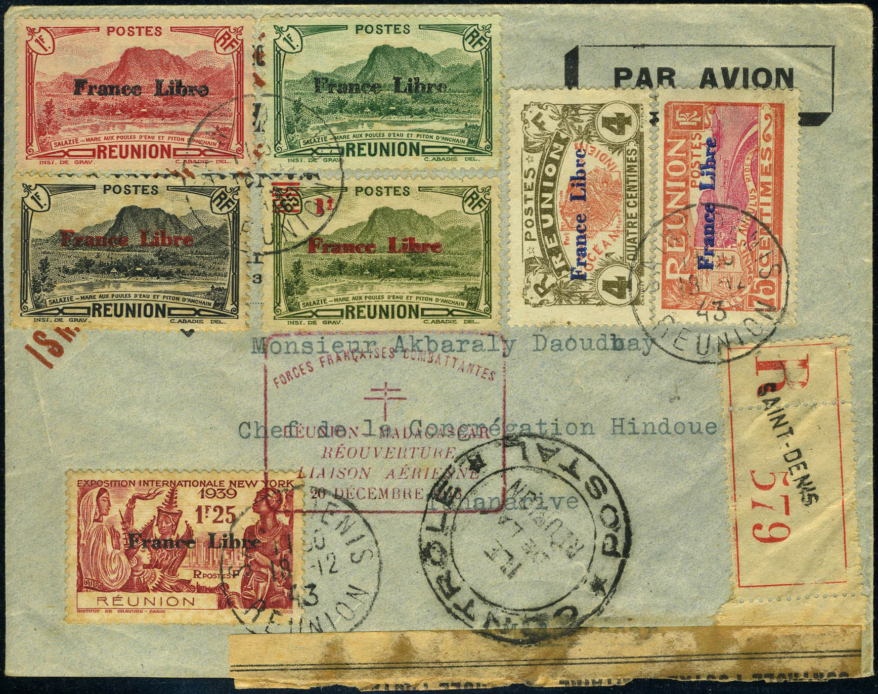 Lot 2525 - Reunión - Francois Feldman F.C.N.P François FELDMAN sale #122 Lot 2525 - Reunión - Francois Feldman F.C.N.P François FELDMAN sale #122