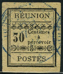 Lot 2541 - Reunión timbres-taxe - Francois Feldman F.C.N.P François FELDMAN sale #122 Lot 2541 - Reunión timbres-taxe - Francois Feldman F.C.N.P François FELDMAN sale #122