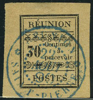 Lot 2542 - Reunión timbres-taxe - Francois Feldman F.C.N.P François FELDMAN sale #122 Lot 2542 - Reunión timbres-taxe - Francois Feldman F.C.N.P François FELDMAN sale #122