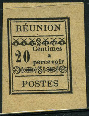 Lot 2543 - Reunión timbres-taxe - Francois Feldman F.C.N.P François FELDMAN sale #122 Lot 2543 - Reunión timbres-taxe - Francois Feldman F.C.N.P François FELDMAN sale #122