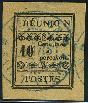 Lot 2545 - Reunión timbres-taxe - Francois Feldman F.C.N.P François FELDMAN sale #122 Lot 2545 - Reunión timbres-taxe - Francois Feldman F.C.N.P François FELDMAN sale #122