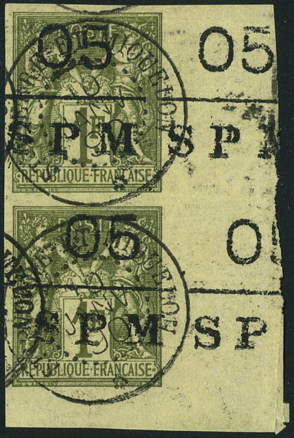 Lot 2553 - SAINT PIERRE & MIQUELON - Francois Feldman F.C.N.P François FELDMAN sale #122 Lot 2553 - SAINT PIERRE & MIQUELON - Francois Feldman F.C.N.P François FELDMAN sale #122
