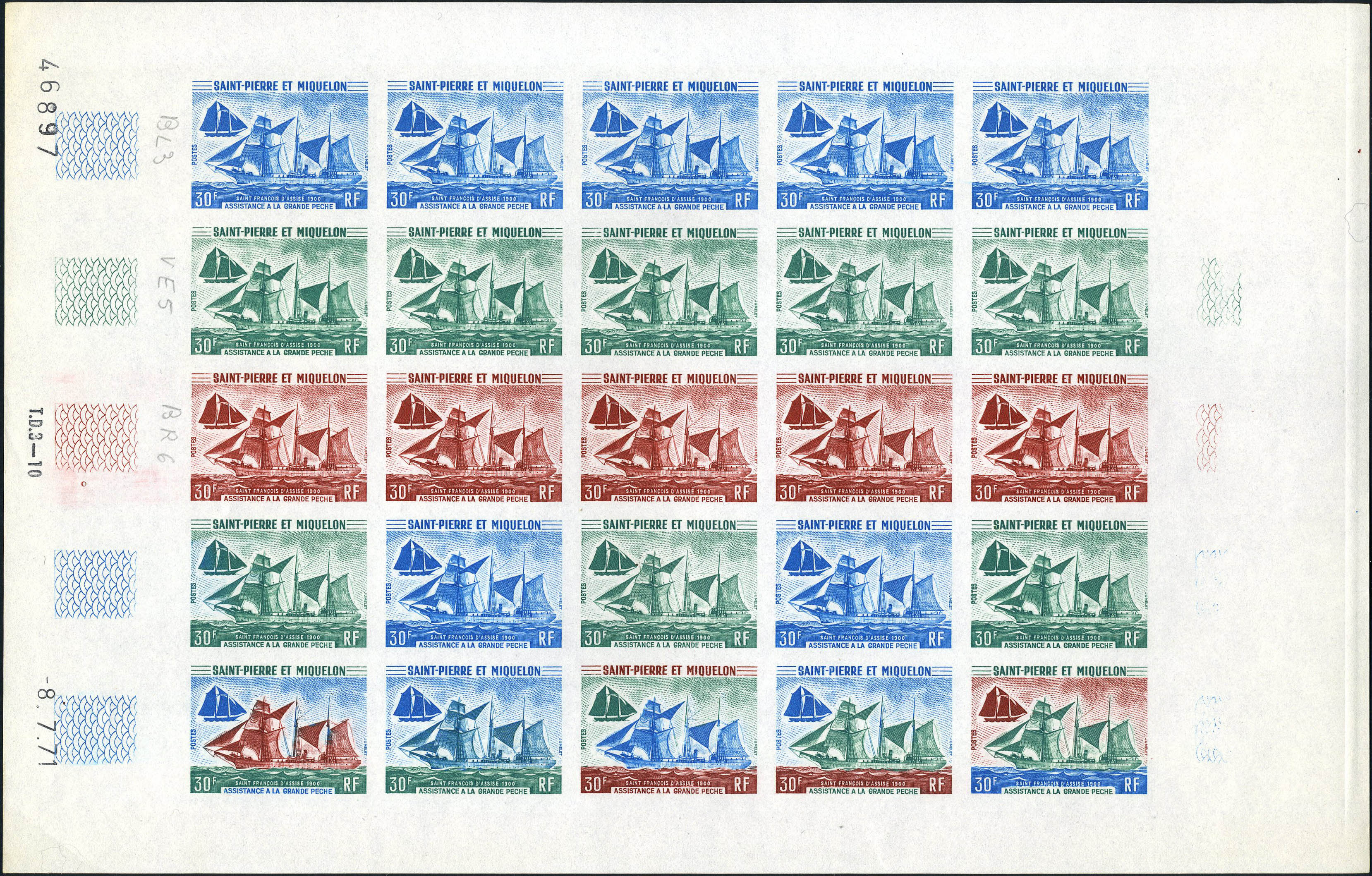 Lot 2576 - SAINT PIERRE & MIQUELON  -  Francois Feldman F.C.N.P François FELDMAN sale #122