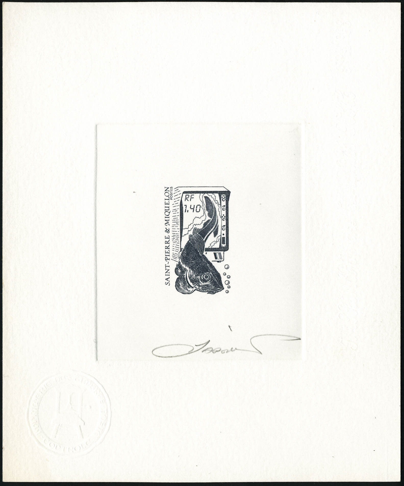 Lot 2585 - SAINT PIERRE & MIQUELON  -  Francois Feldman F.C.N.P François FELDMAN sale #122