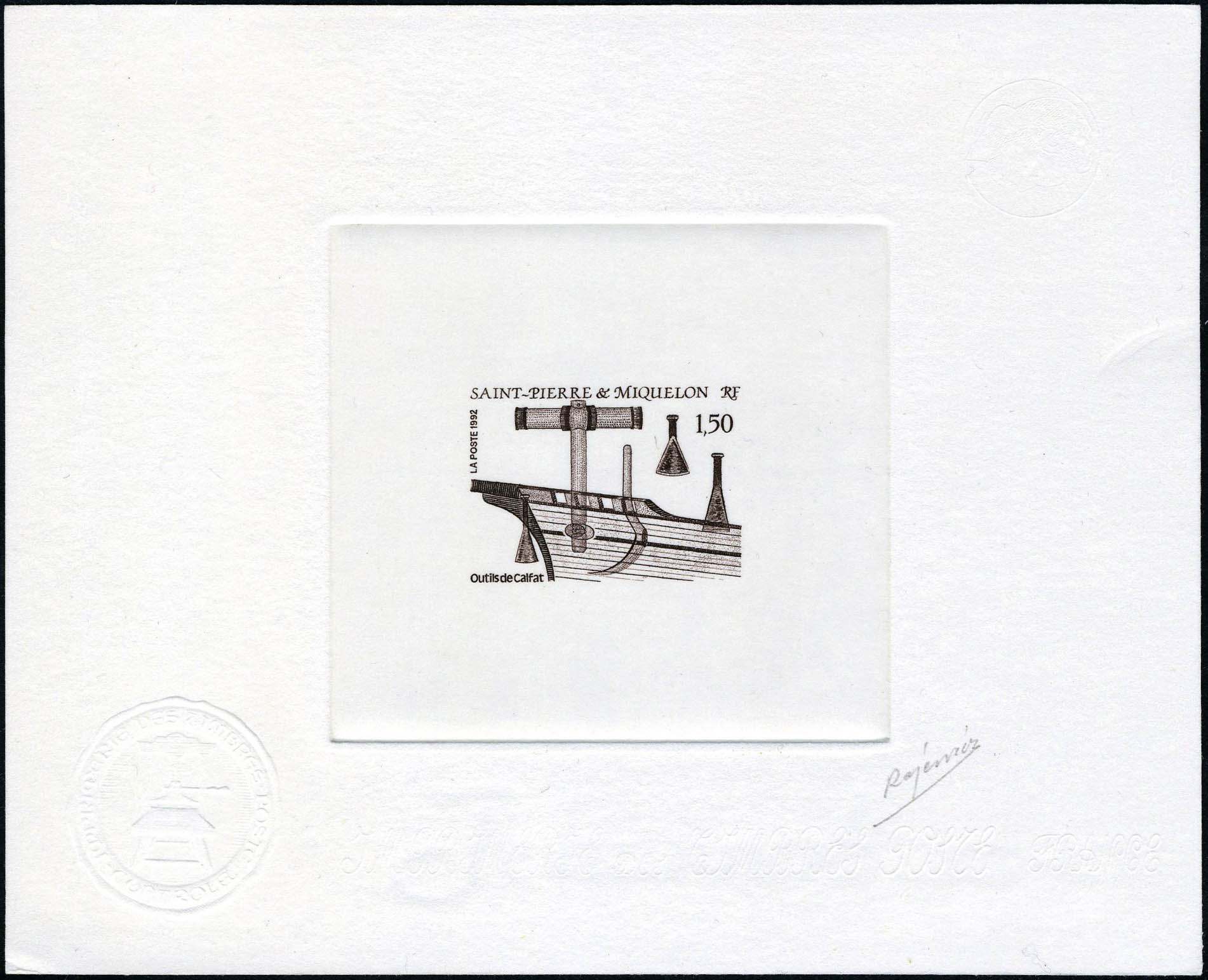Lot 2587 - SAINT PIERRE & MIQUELON  -  Francois Feldman F.C.N.P François FELDMAN sale #122