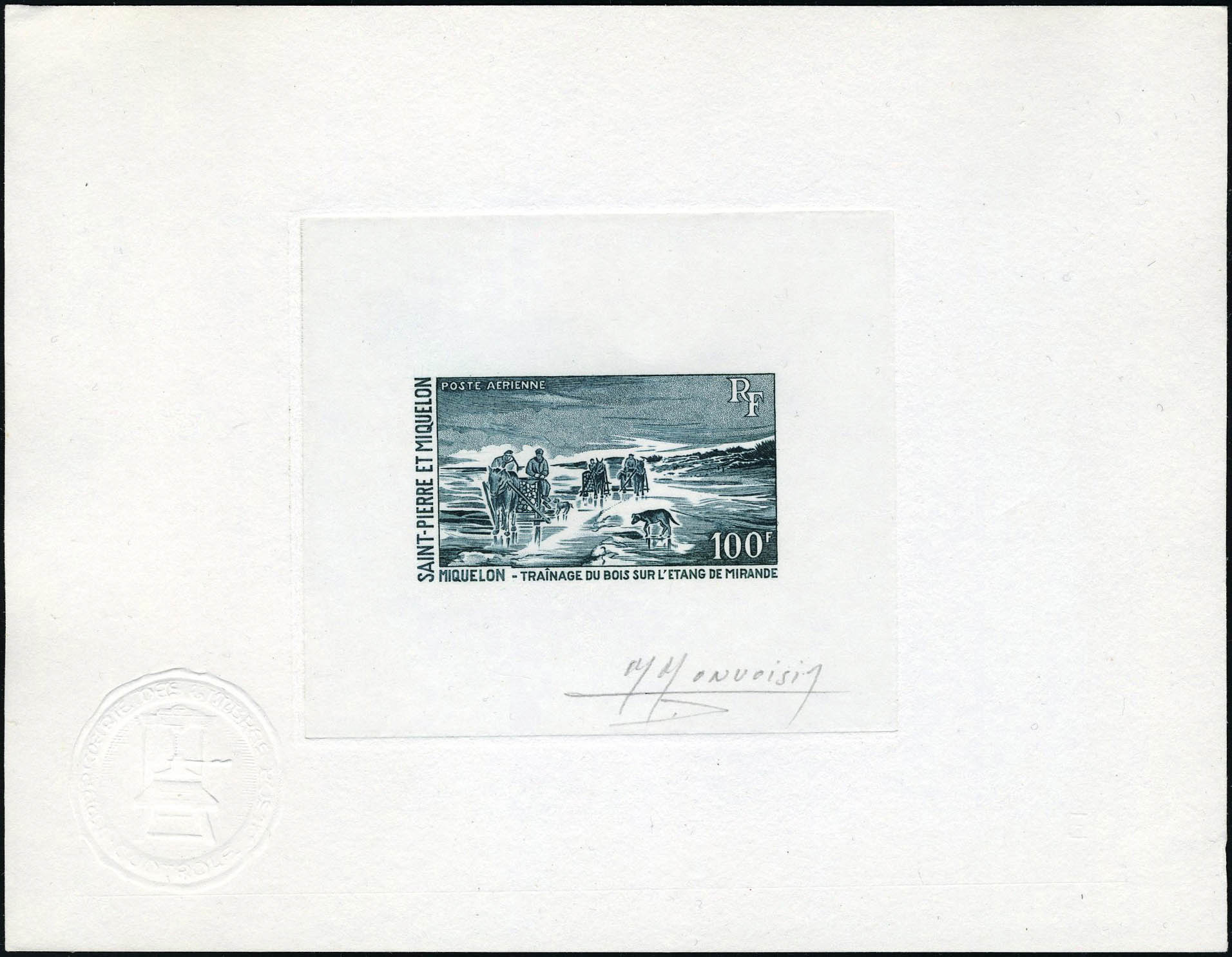 Lot 2592 - SAINT PIERRE & MIQUELON poste aerienne -  Francois Feldman F.C.N.P François FELDMAN sale #122