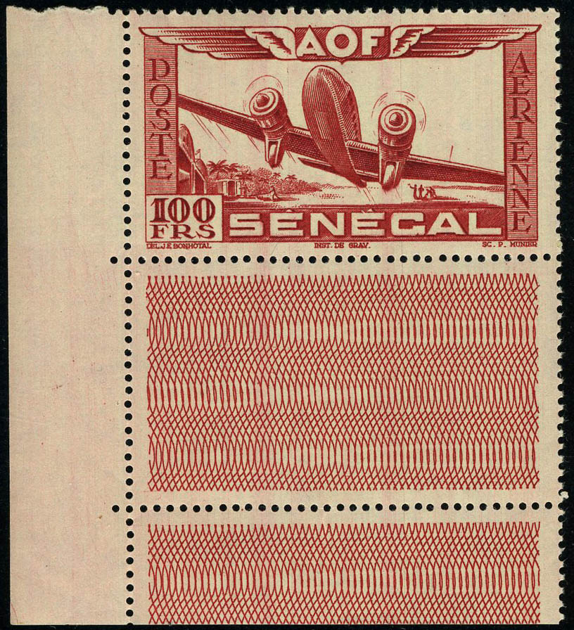 Lot 2629 - senegal poste aerienne -  Francois Feldman F.C.N.P François FELDMAN sale #122