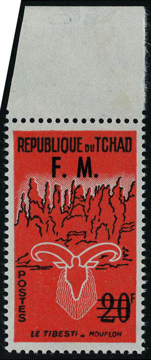 Lot 2679 - tchad timbres de franchise - Francois Feldman F.C.N.P François FELDMAN sale #122 Lot 2679 - tchad timbres de franchise - Francois Feldman F.C.N.P François FELDMAN sale #122