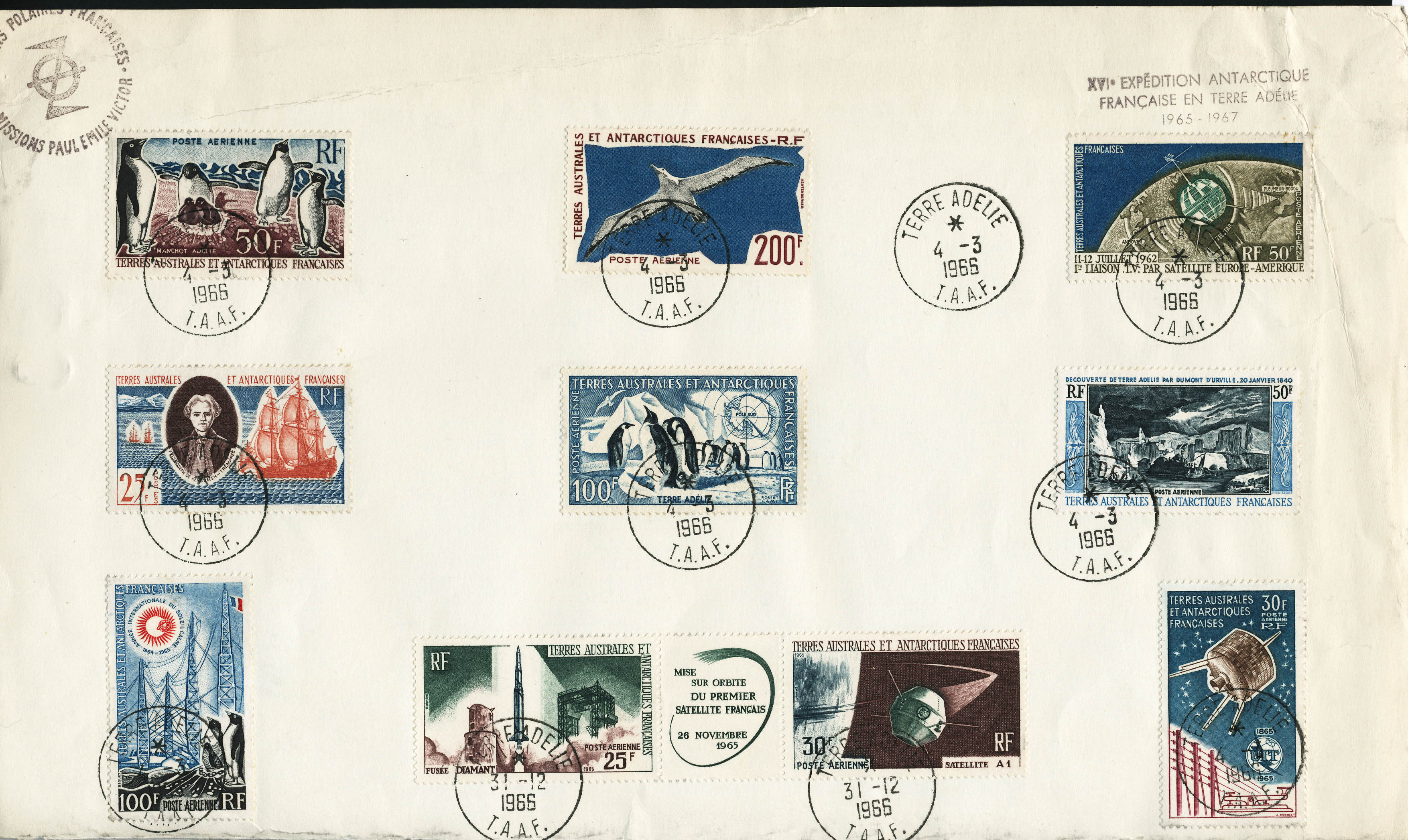 Lot 2708 - t.a.a.f. poste aerienne -  Francois Feldman F.C.N.P François FELDMAN sale #122