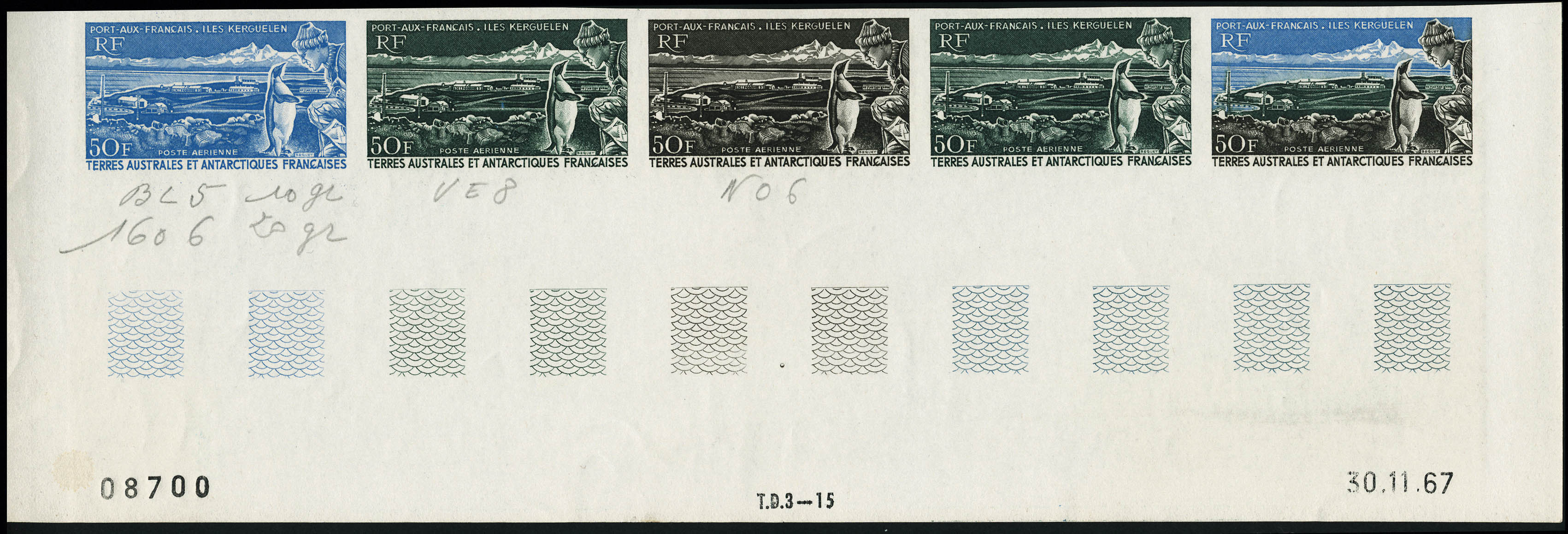 Lot 2713 - t.a.a.f. poste aerienne -  Francois Feldman F.C.N.P François FELDMAN sale #122
