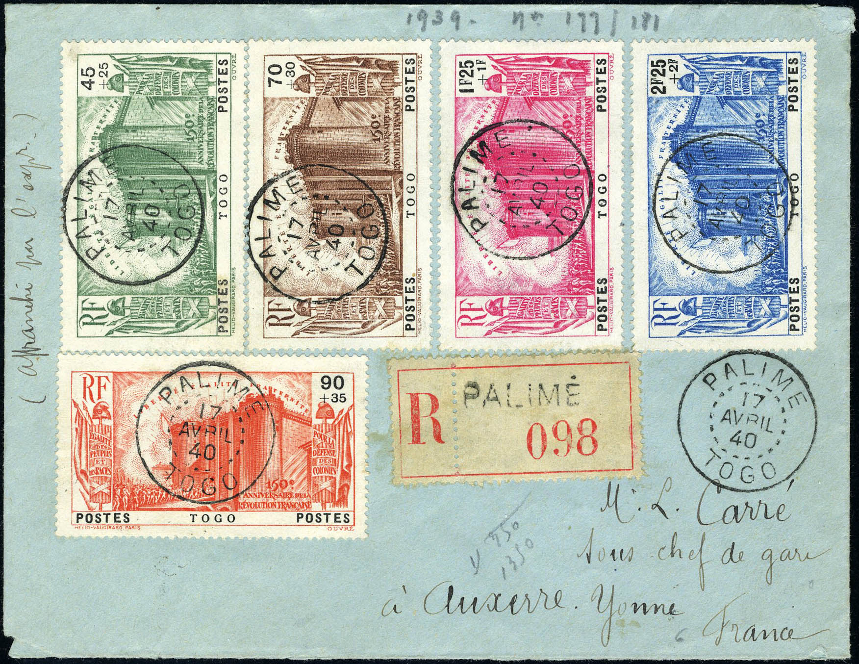 Lot 2735 - togo - Francois Feldman F.C.N.P François FELDMAN sale #122 Lot 2735 - togo - Francois Feldman F.C.N.P François FELDMAN sale #122