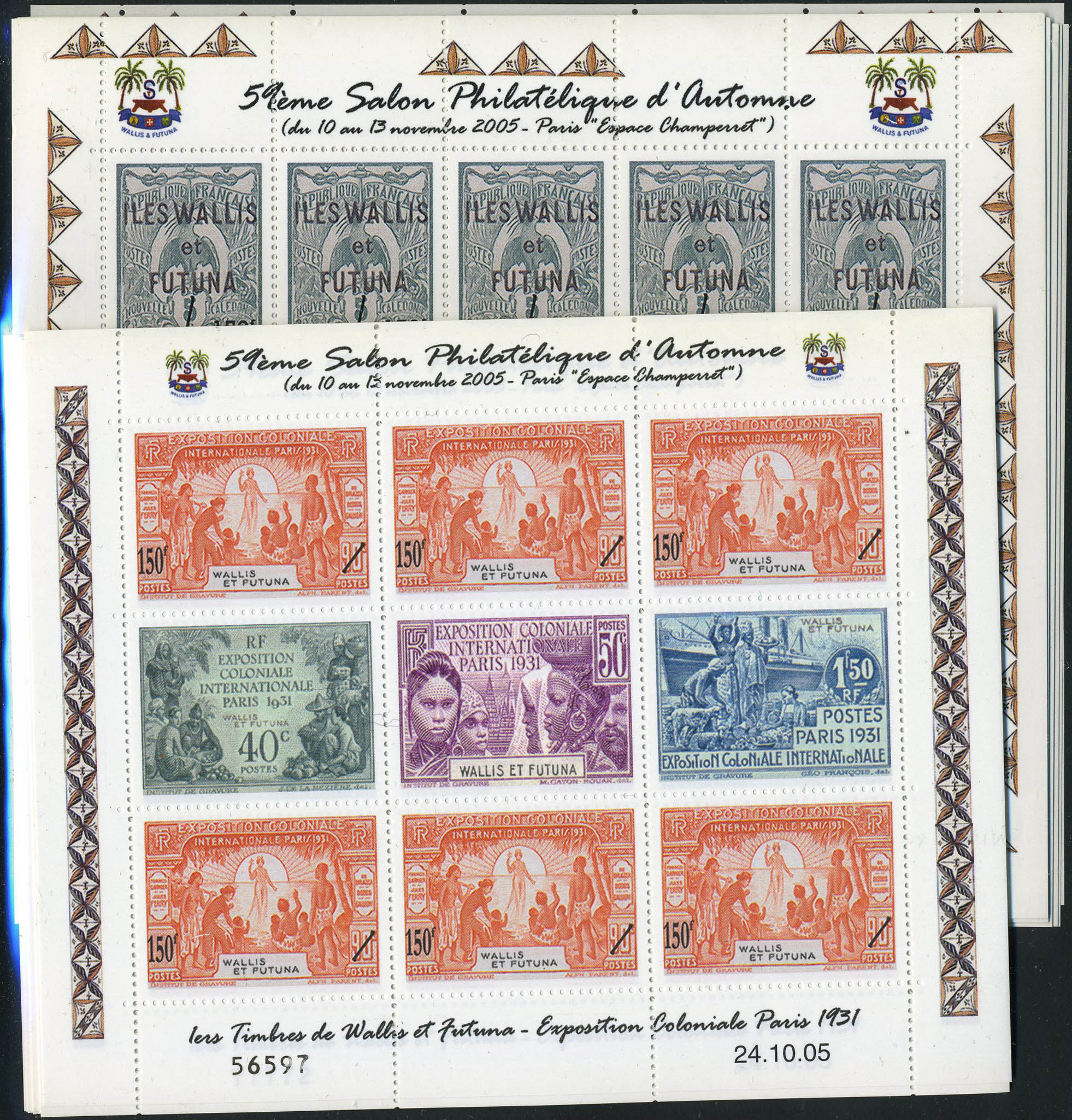Lot 2788 - WALLIS & FUTUNA - Francois Feldman F.C.N.P François FELDMAN sale #122 Lot 2788 - WALLIS & FUTUNA - Francois Feldman F.C.N.P François FELDMAN sale #122