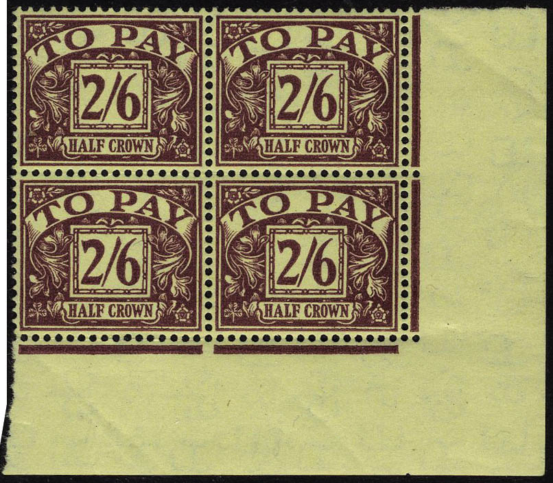 Lot 2952 - grande bretagne timbres-taxe - Francois Feldman F.C.N.P François FELDMAN sale #122 Lot 2952 - grande bretagne timbres-taxe - Francois Feldman F.C.N.P François FELDMAN sale #122