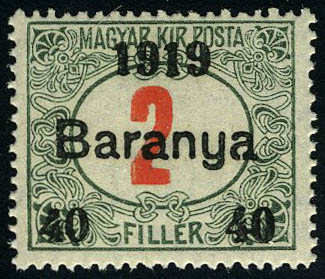 Lot 2976 - hongrie (baranya)  -  Francois Feldman F.C.N.P François FELDMAN sale #122