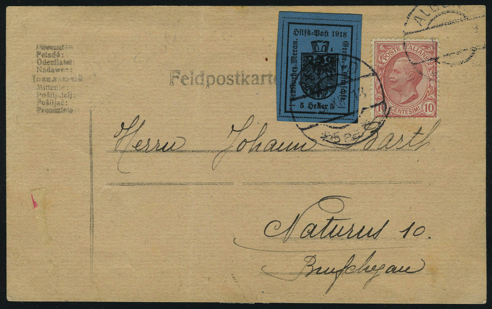 Lot 3018 - italie TIMBRES LOCAUX -  Francois Feldman F.C.N.P François FELDMAN sale #122