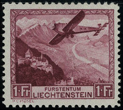 Lot 3048 - Liechtenstein poste aerienne -  Francois Feldman F.C.N.P François FELDMAN sale #122