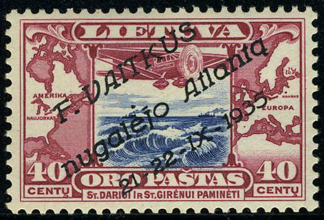 Lot 3054 - lituanie poste aerienne - Francois Feldman F.C.N.P François FELDMAN sale #122 Lot 3054 - lituanie poste aerienne - Francois Feldman F.C.N.P François FELDMAN sale #122