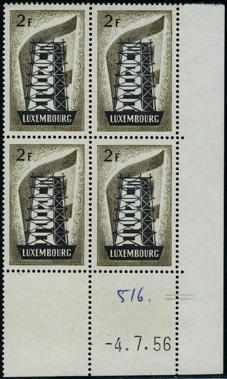 Lot 3060 - Luxembourg  -  Francois Feldman F.C.N.P François FELDMAN sale #122