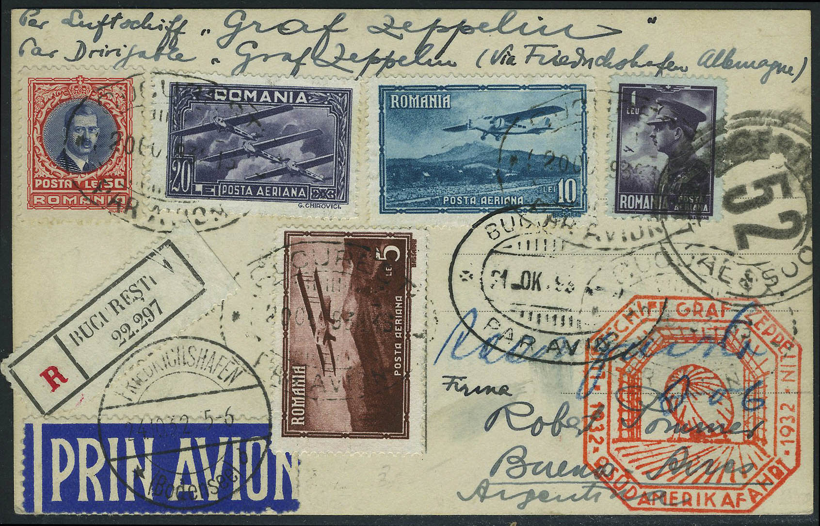 Lot 3090 - roumanie poste aerienne - Francois Feldman F.C.N.P François FELDMAN sale #122 Lot 3090 - roumanie poste aerienne - Francois Feldman F.C.N.P François FELDMAN sale #122