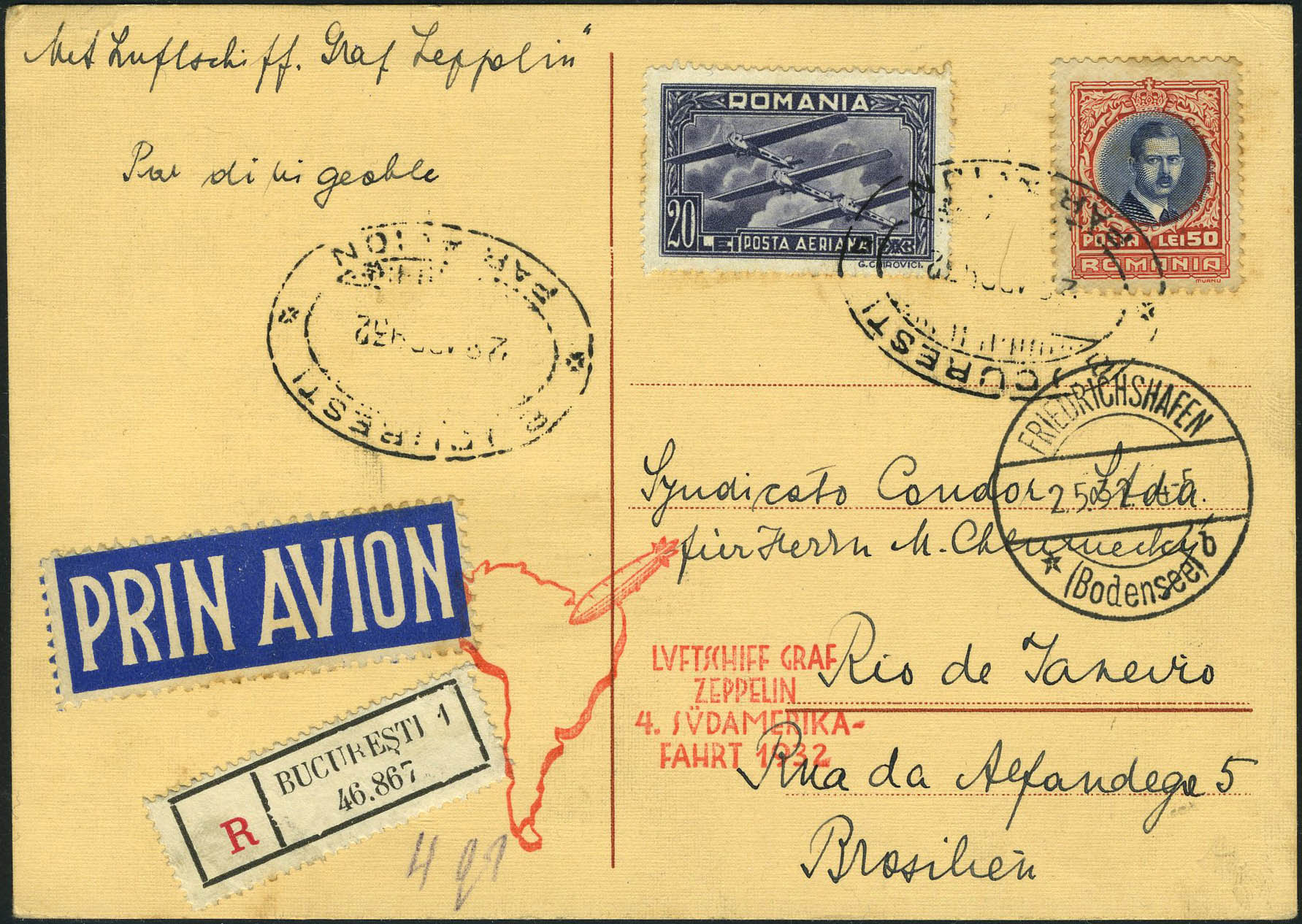 Lot 3094 - roumanie poste aerienne - Francois Feldman F.C.N.P François FELDMAN sale #122 Lot 3094 - roumanie poste aerienne - Francois Feldman F.C.N.P François FELDMAN sale #122