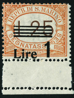 Lot 3117 - saint marin timbres-taxe -  Francois Feldman F.C.N.P François FELDMAN sale #122