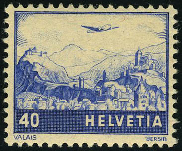 Lot 3146 - suisse poste aerienne -  Francois Feldman F.C.N.P François FELDMAN sale #122