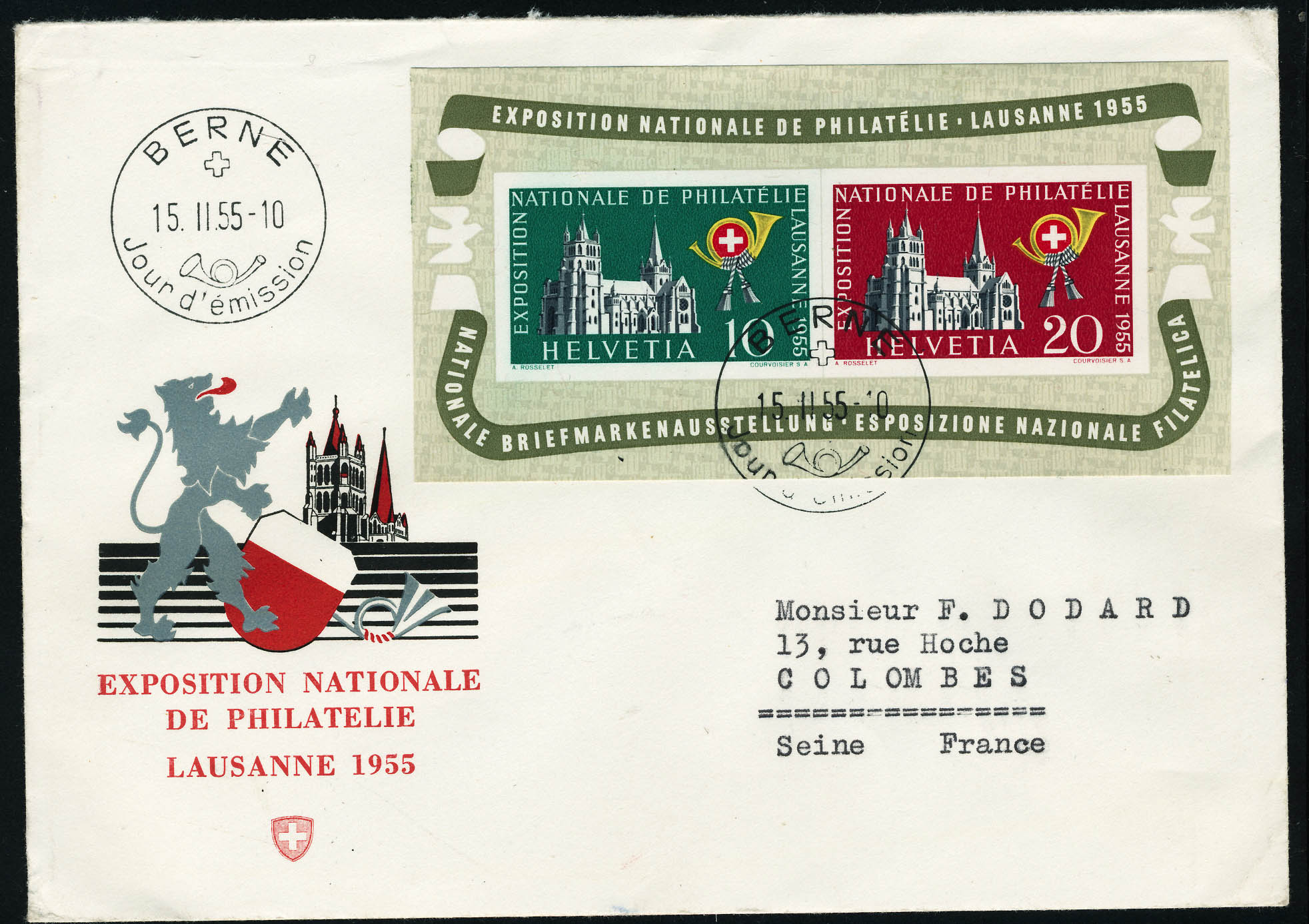 Lot 3150 - suisse BLOCS & FEUILLETS -  Francois Feldman F.C.N.P François FELDMAN sale #122