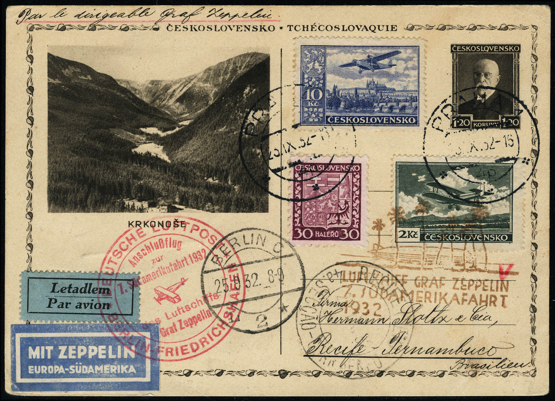 Lot 3159 - tchecoslovaquie poste aerienne - Francois Feldman F.C.N.P François FELDMAN sale #122 Lot 3159 - tchecoslovaquie poste aerienne - Francois Feldman F.C.N.P François FELDMAN sale #122