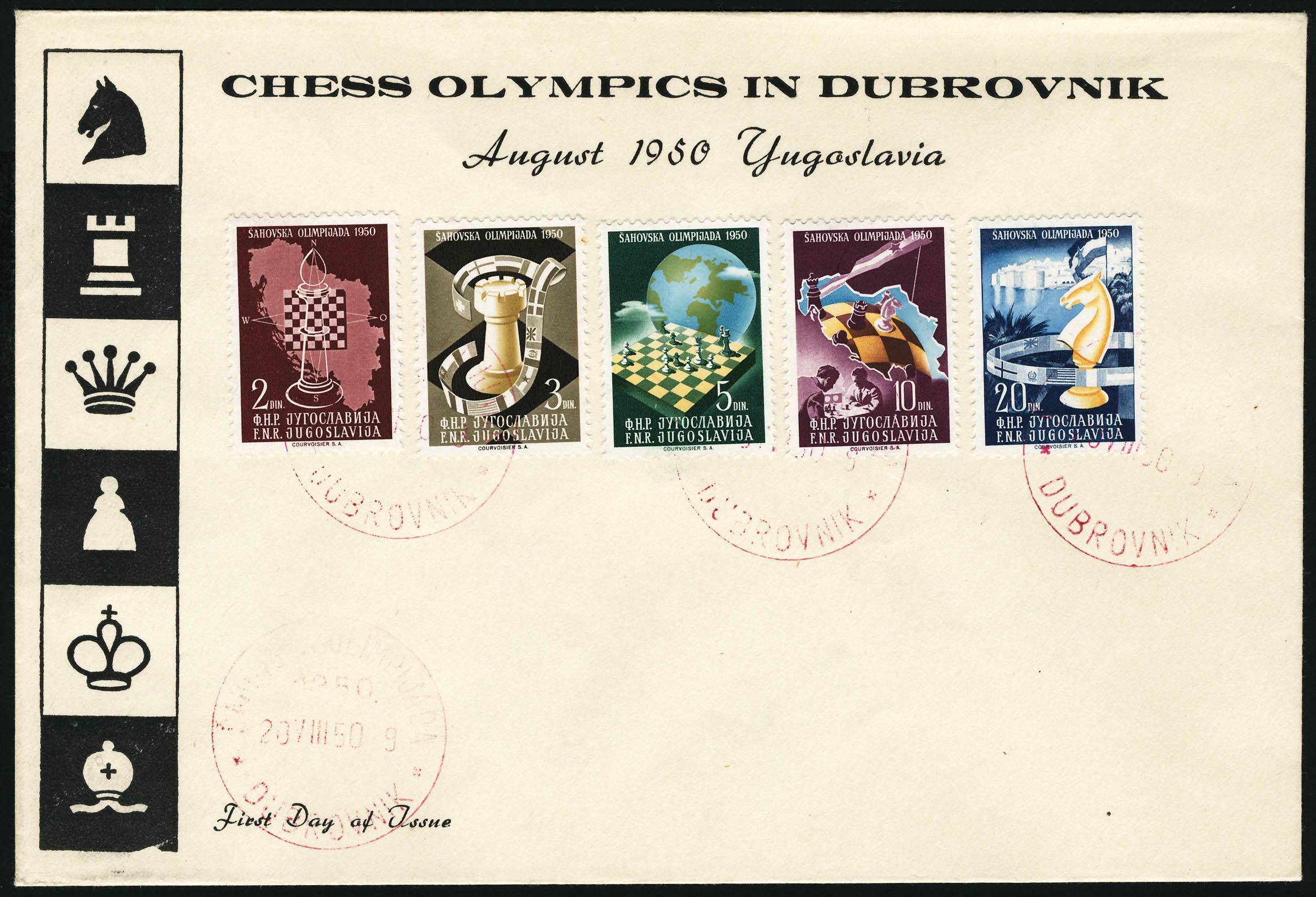 Lot 3183 - yougoslavie  -  Francois Feldman F.C.N.P François FELDMAN sale #122